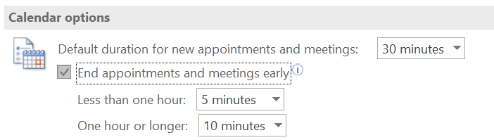 outlook scheduling